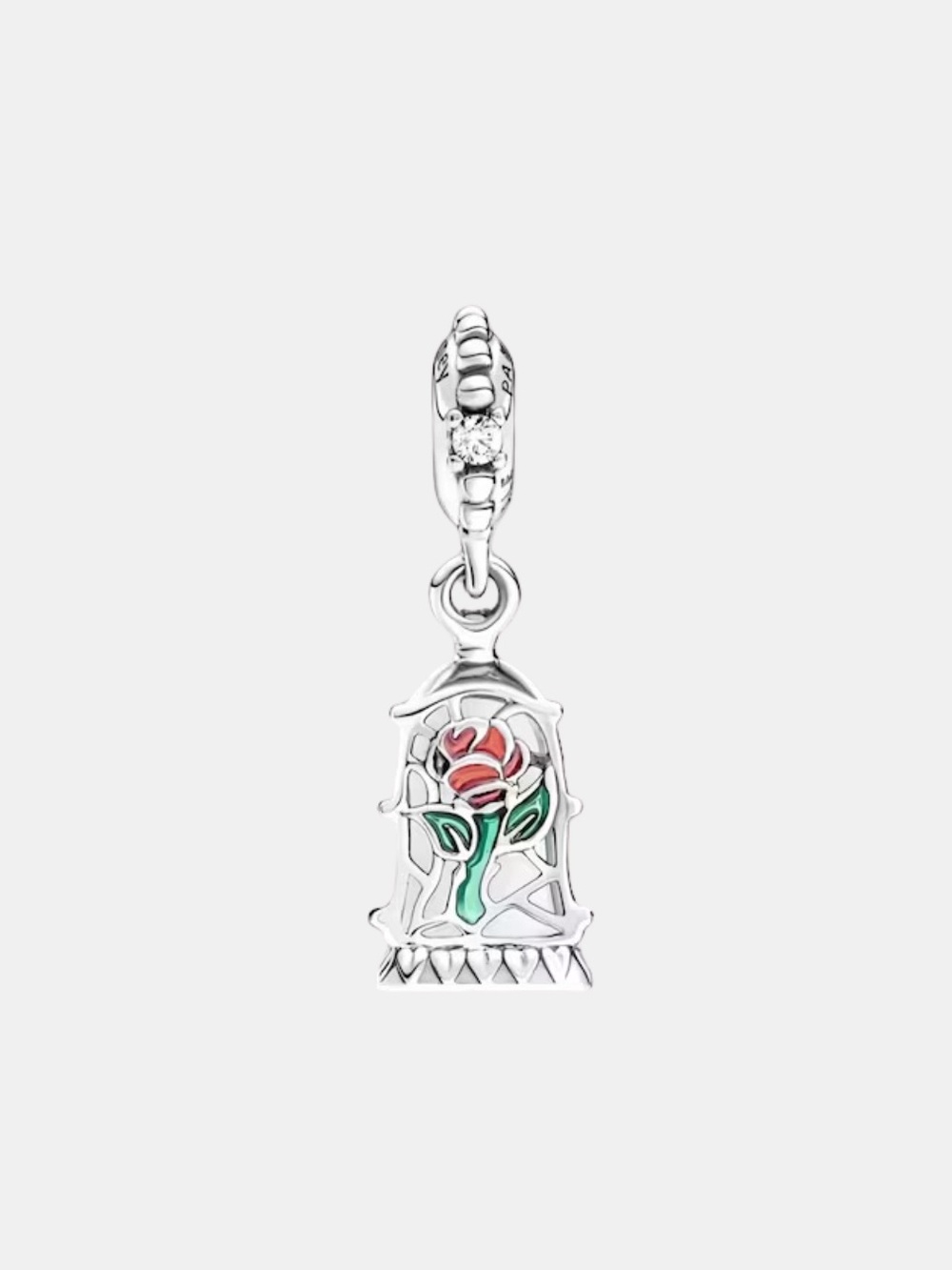 New Disney Beauty and the Beast Magic Rose Charm